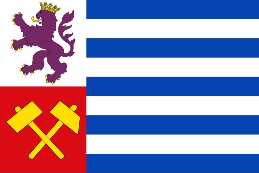 Bandera oficial de Matallana de Torío